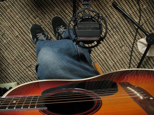 ... recording guitar POV ...