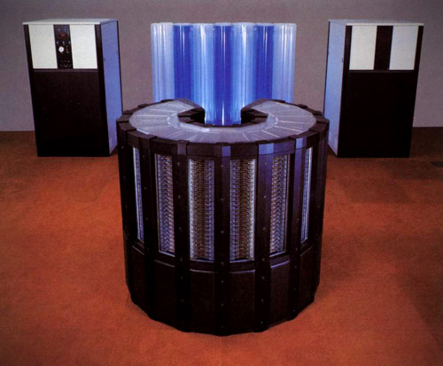 ... the cray supercomputer ...