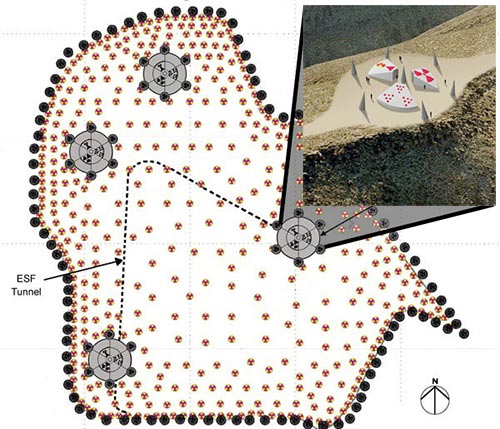 ... proposed spike field layout ...